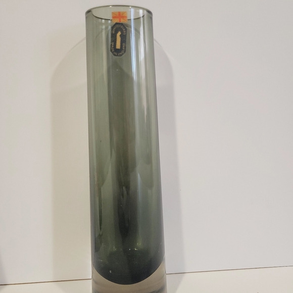 Whitefriars art glass vases set of 2 pewter 9 and 6 in - Picture 4 of 12